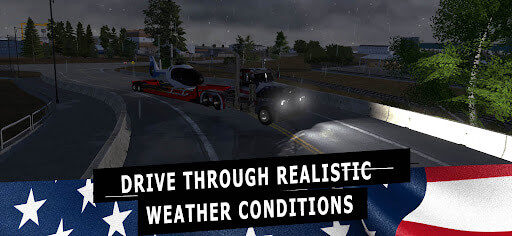 Cabin chi tiết của xe tải trong Truck Simulator PRO USA