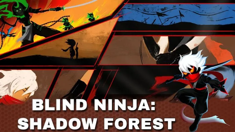 Blind Ninja: Shadow Forest MOD APK (God Mode, Dumb Enemy) v1