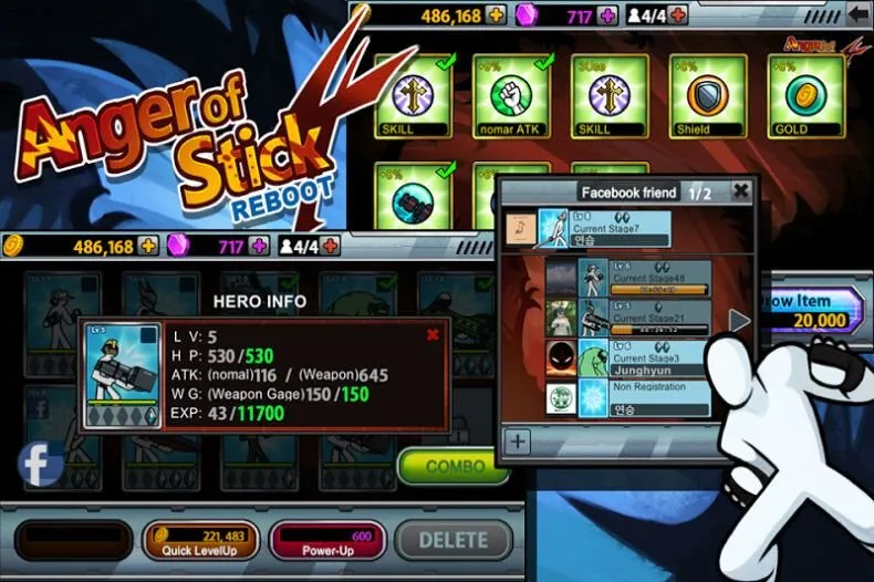 Anger Of Stick 4   												  													 MOD APK (Vô Hạn Tiền)												  												  													v1.1.7