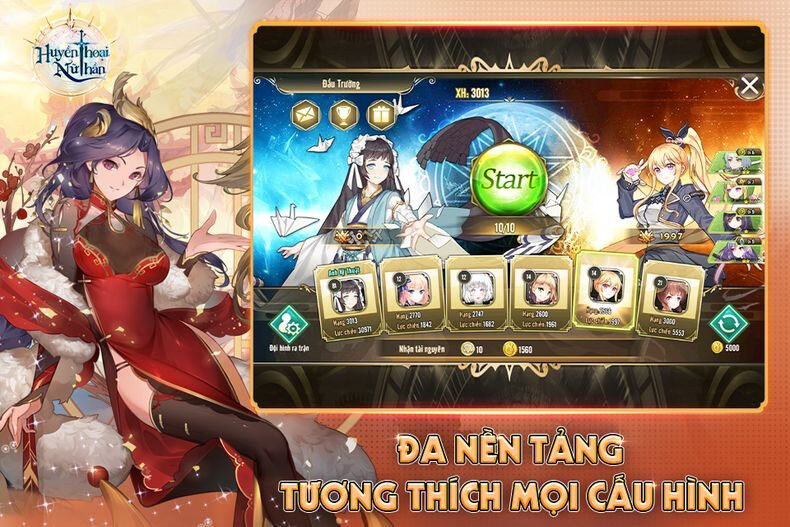 Trang bị tùy chỉnh trong Huyền Thoại Nữ Thần